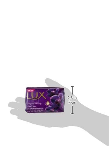 Lux Bar Soap for fragrant glowing skin, Magical Orchid, with Black Orchid & Juniper Fragrance, 170g