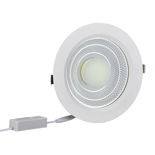 Geepas GESL55076 Round Slim Downlight Led 25W - Downlight Ceiling Light | Natural Cool White 6500K | Long Life Burning Hours | Energy Saving| Ideal for Home Hotel Restaurants & More 1 Year Warranty