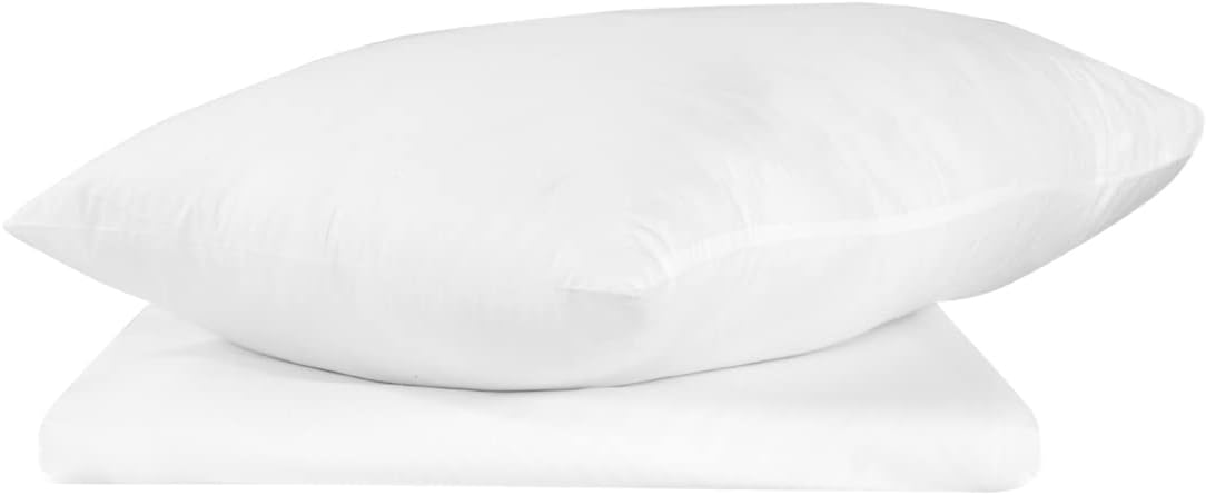 Home Town Plain 300 Tc Single White Fitted Sheet,50X80+15Cm