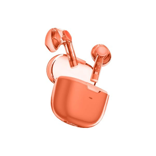 WIWU TWS12 Pure Sound TWS Airbuds, Pure Bass HF sound true wireless stereo, Smart voice assistant, orange