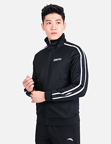 ANTA mens Anta Cross Training KNIT TRACK TOP For Men Jacket