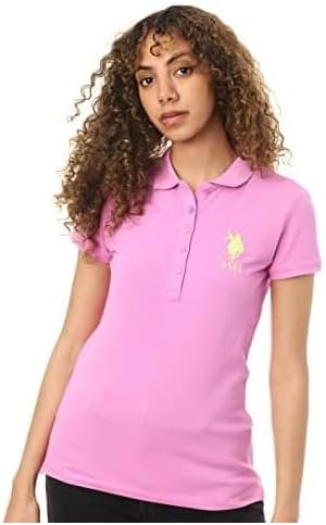 U.S. Polo Assn. Women Cotton-Regular-Short Sleeves Polo Shirt