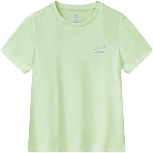 ANTA SS TEE For WOMEN, BRIGHT YELLOW GREEN, S