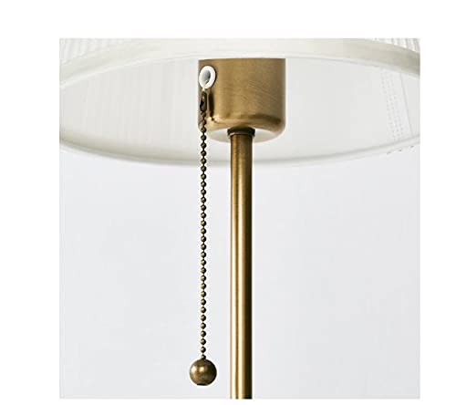 Ikea RSTID Table Lamp with Pull Switch (Brass/White)Pack of 1