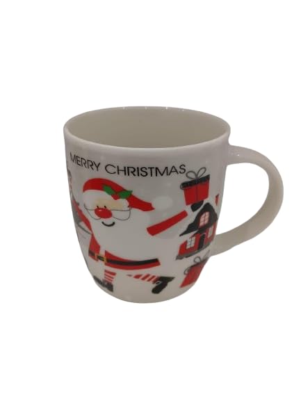 Servewell Cermanic Mug Xmas Design , 330ML , Multi color , JE1980