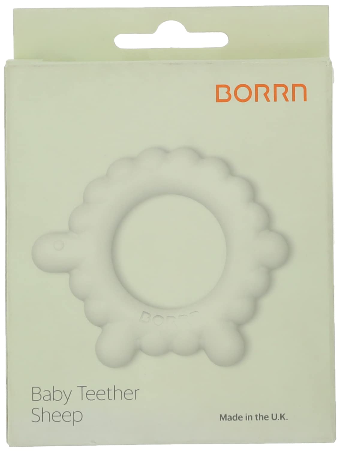 Born Sheep-Shaped Silicone Baby Teether - Green