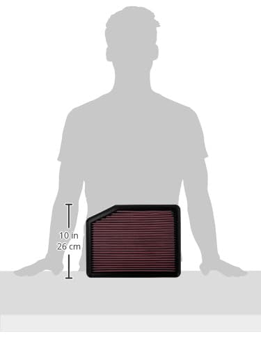 K&N Engine Air Filter: High Performance, Washable, Replacement Compatible With 2004-2019 Nissan/Infiniti (Frontier, Titan, Pathfinder, Xterra, Armada, Equator, Nv1500, 2500, 3500, Qx56)33-2286