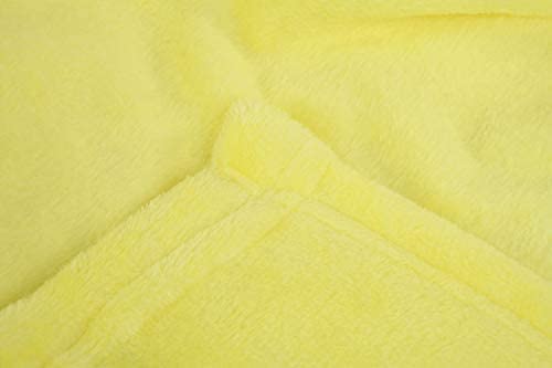 Mintra Super Soft Microfiber Blanket - Yellow (180 x 220 cm)