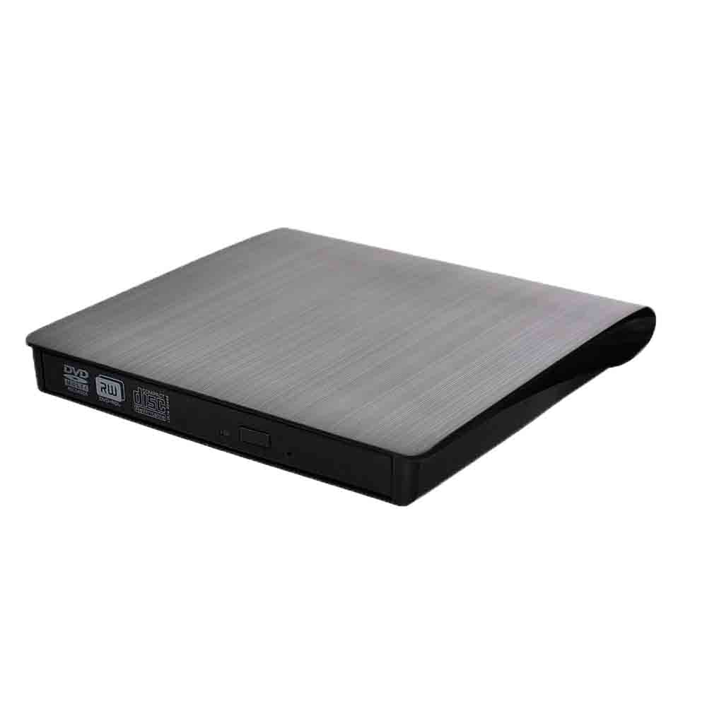 Usb 3.0 cd/dvd rw external optical drive burner cd/dvd rom notebook player with inductive touch switch - black