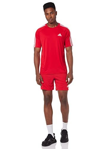 adidas Men's Men's T-shirt T-Shirt (pack of 1) , RED , M