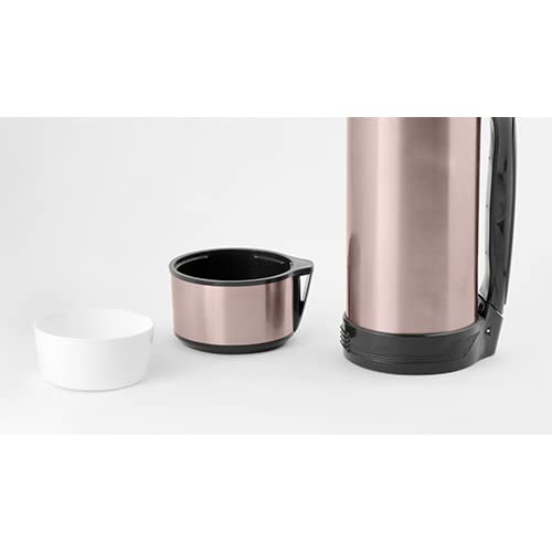 Lavita - thermos stainless steel 1.5 liter mitac rose with handle & deluxe belt