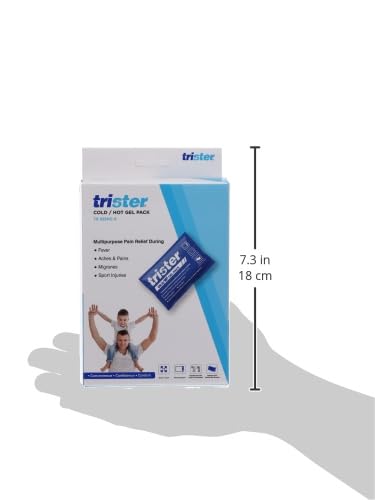 Trister Soft Cold/Hot Gel Pack Small | Multipurpose Hot & Cold Gel Pack Pain Relief | Microwavable Safe | Freezing and Heating | TS 525HC-S