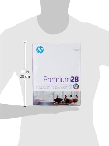 HP Papers HP Printer Paper | 8.5 x 11 Premium 28 lb 1 Ream - 500 Sheets 100 Bright Made in USA FSC Certified 205200R