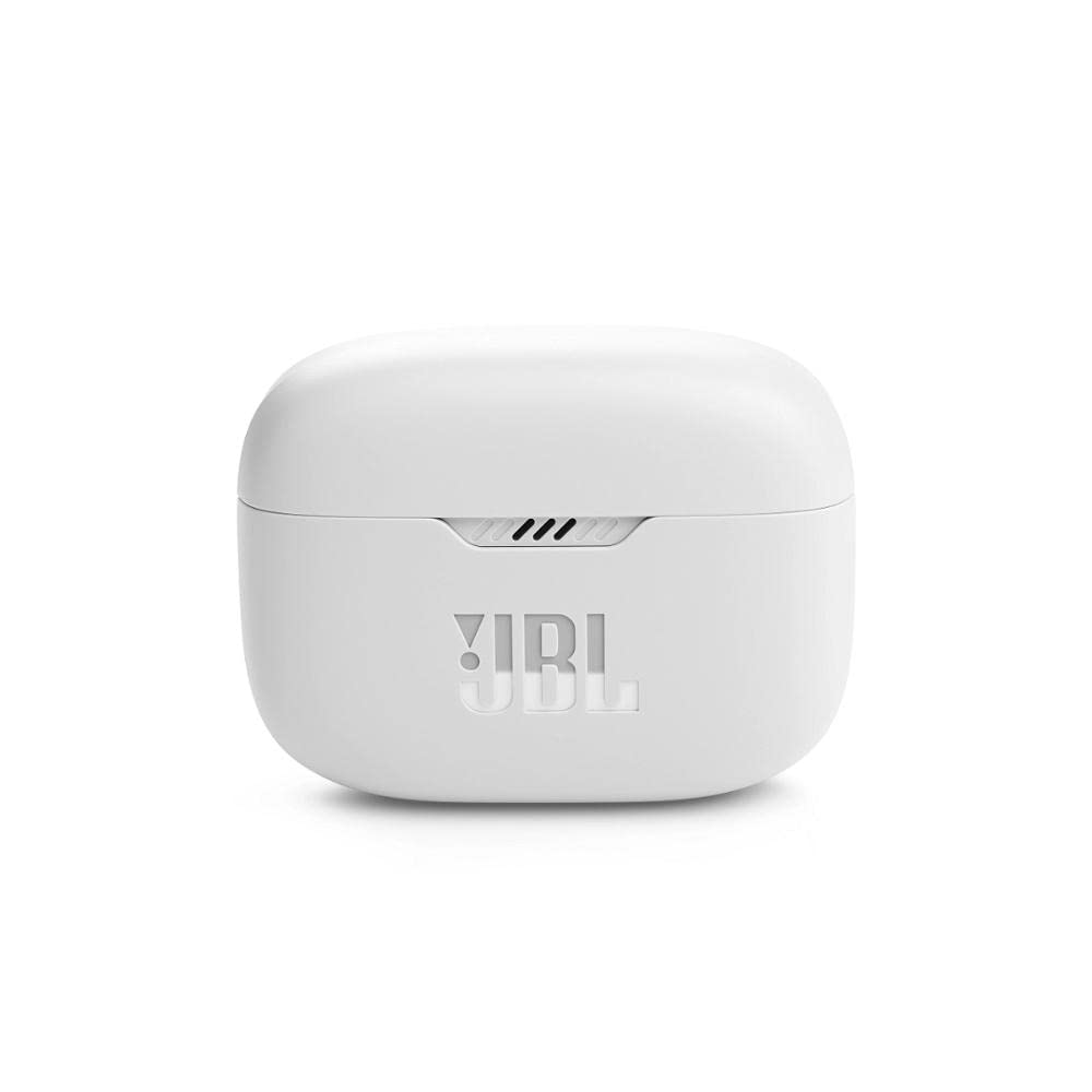 JBL Tune 130NCTWS True Wireless Noise Cancelling Earbuds, Pure Bass Sound, ANC + Smart Ambient, 4 Microphones, 40H of Battery, Water Resistant, Sweatproof, Comfortable Fit - White, JBLT130NCTWSWHT