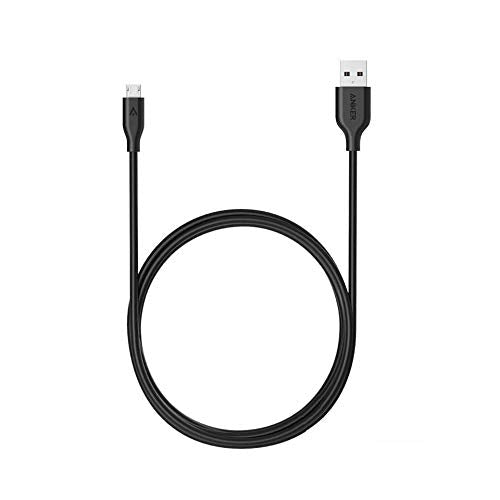 Simon & Schuster Anker PowerLine Micro USB Cable 6ft - Black