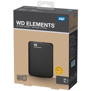 Western Digital Elements 1 TB USB 3.0 High Capacity Portable Hard Drive for Windows
