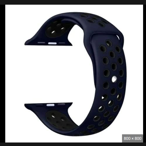 iGuard by Porodo Nike Watch Band for Apple Watch 44mm / 42mm - Dark Blue/Black