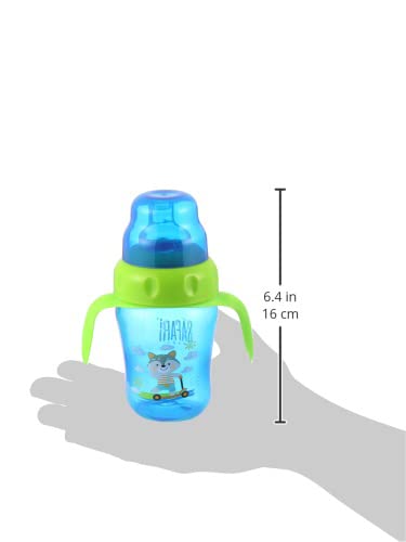 Safari baby cup with silicone spout 210 ml blue