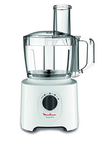 MOULINEX Food Processor | Easy Force 2.4 L Food Processor | 800 W| 6 Attachments | +25 Different Functions | 2.4 L Bowl Capacity and a 1.8 L Blender | FP247127