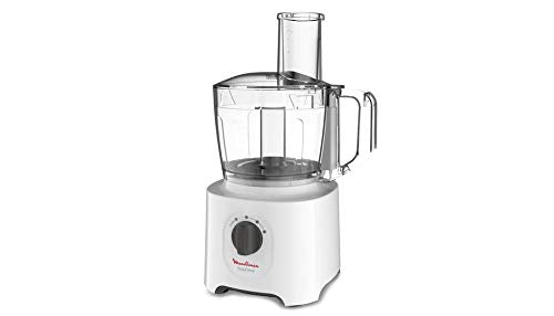 MOULINEX Food Processor | Easy Force 2.4 L Food Processor | 800 W| 6 Attachments | +25 Different Functions | 2.4 L Bowl Capacity and a 1.8 L Blender | FP247127