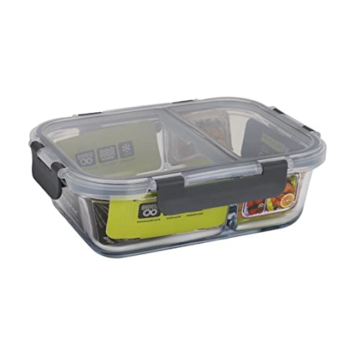 Royalford Airtight Food Storage Box With 2 Compartments, 950 Ml, Rf9215