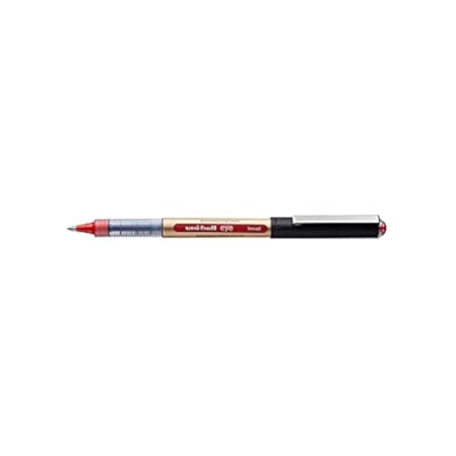 Mitsubishi Uni-Ball Eye 1.0 mm Tip Broad Rollerball Pen, Red