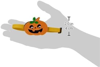 OHANA Halloween CAT DOG COLLAR with PUMPKIN shape Prop in Christmas theme for Pets, Cats, Dogs, Rabbit Costumes - MEDIUM