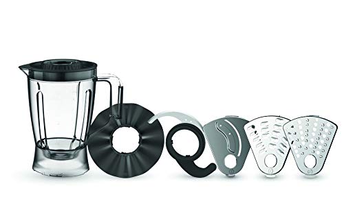 MOULINEX Food Processor | Easy Force 2.4 L Food Processor | 800 W| 6 Attachments | +25 Different Functions | 2.4 L Bowl Capacity and a 1.8 L Blender | FP247127