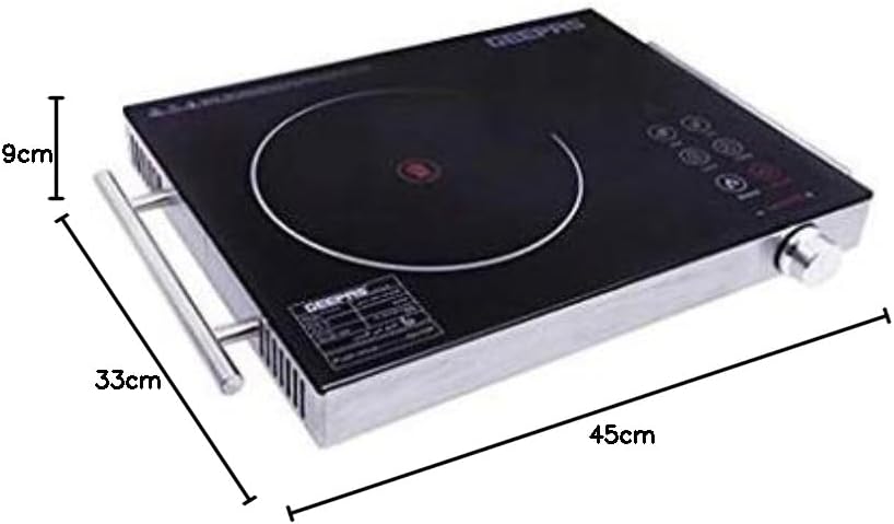 Dig Infrared Cooker 2000W Digital Infrared Cooker GIC6920|Elegant Design, Fireproof material, Stainless steel body| Overheat protection, high & low voltage protection