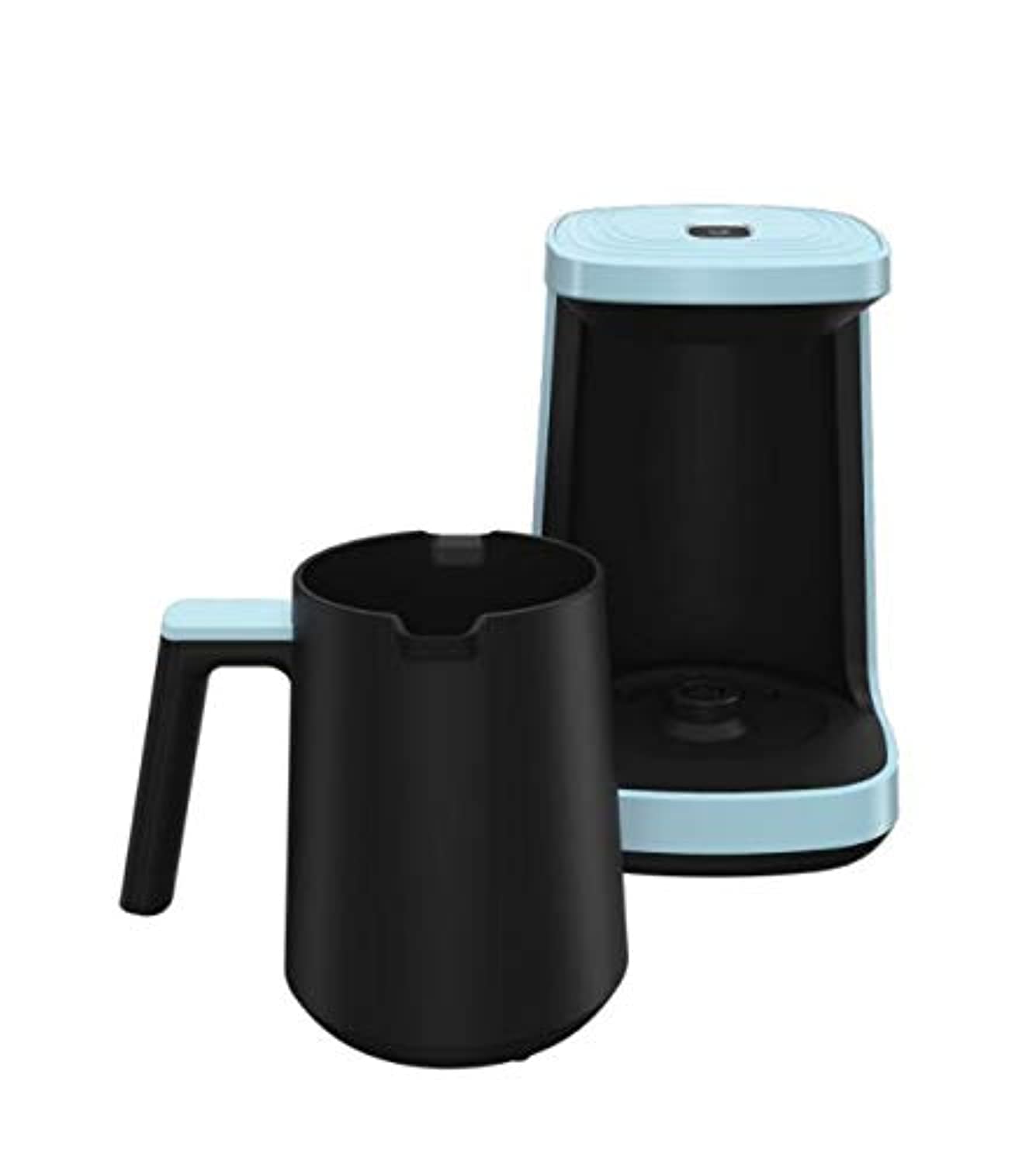 Beko Turkish Coffee Machine, 500W, 3 Cup, One touch control, lack of bean indicator, Anti-Spill Made In Turkey - Blue, TKM2940M, 1 Year Manufacturer Warranty