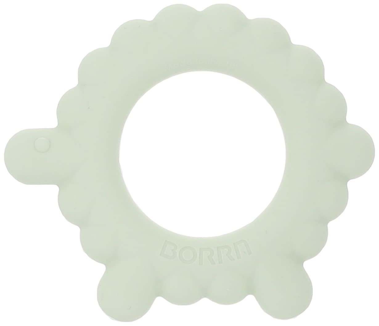 Born Sheep-Shaped Silicone Baby Teether - Green