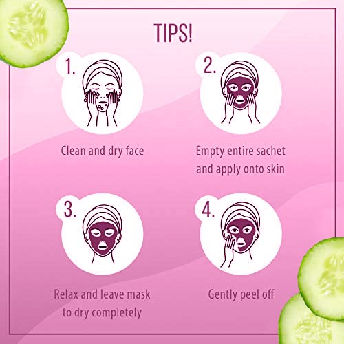 7th Heaven Cucumber Easy Peel-Off Face Mask To Remove Dirt And Grime