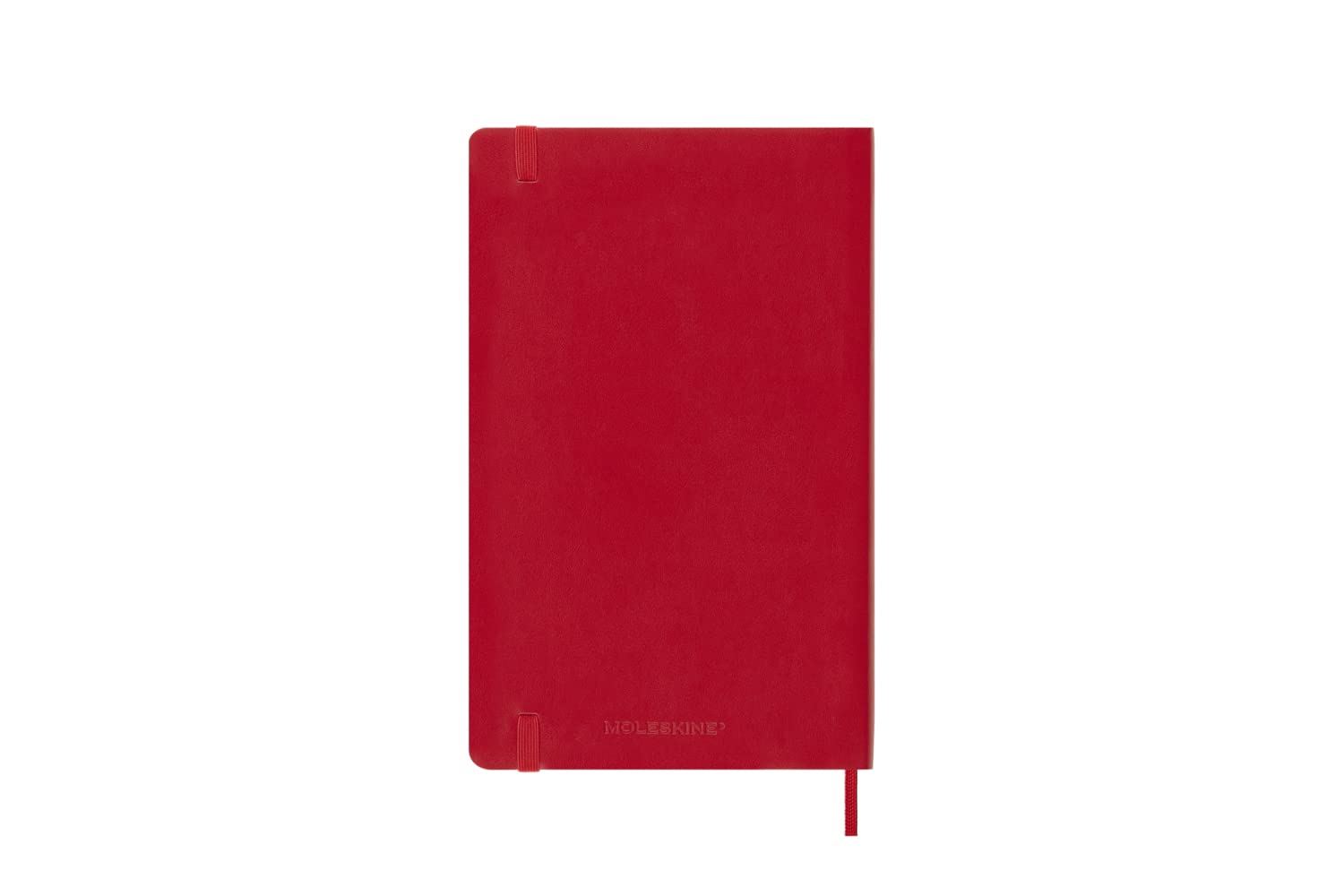 Moleskine Weekly Planner 2023, 12-Month Weekly Diary, Weekly Planner and Notebook, Soft Cover, Large Size 13 x 21 cm, Colour Scarlet Red