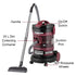 Nikai 25L 2000W Vacuum Cleaner with Blower Attachment and Telescopic Tube – NVC350T