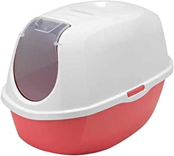 Moderna Smart Cat Litter Box - (Recycled) P4 L 54.5 x W 39.1 x H 40.3 cm - Red