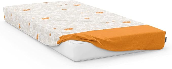 continental comfort Bed sheet fitted 144T.C California Autumn Glory-Orange 160x200cm