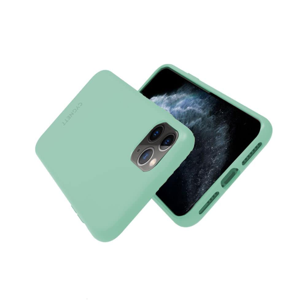 Cygnettskin Slimline Case With Soft Touch, Flexible Shell, Slim & Lightweight, Works With Wireless Chargers, Raised Camera Bezel, Scratch Resistant, Edge To Edge Shockproof For Iphone 11 Pro - Jade