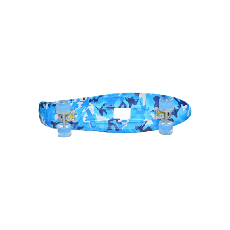 A01-452 Skateboard With Colorful LED Light Up Wheels For Unisex children - Multi Color