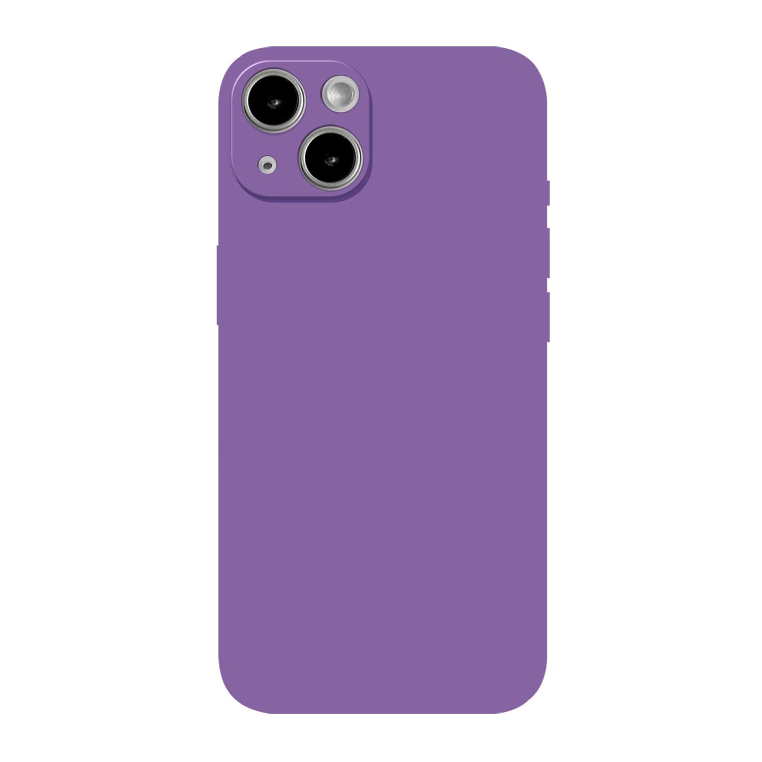 GXFCZD Case for iPhone 13, 6.1-Inch, Silky-Soft Touch, Full-Body Protective Case, Shockproof Cover with Microfiber Lining(purple)