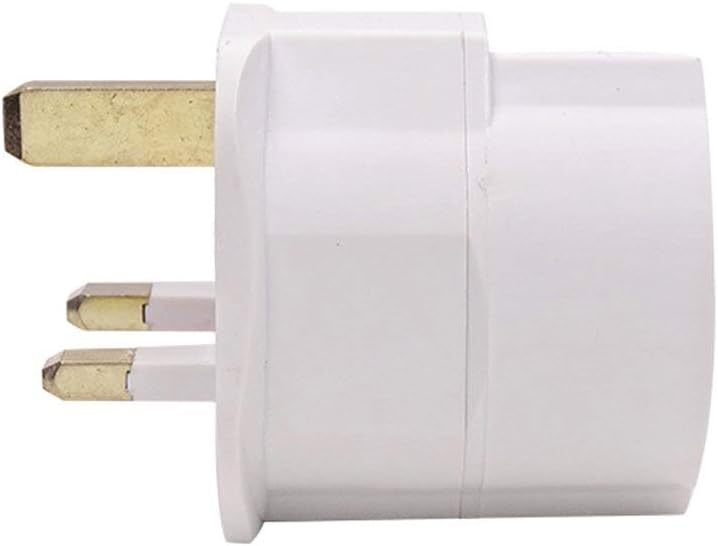 Royal Apex EU to UK Plugs Adapter, British Plug to EU Schuko Female Plugs Power Converter, 2 Pin Socket EU to UK Travel Adapter, 13A 250V BS1362 FUSED (Pack of 1)