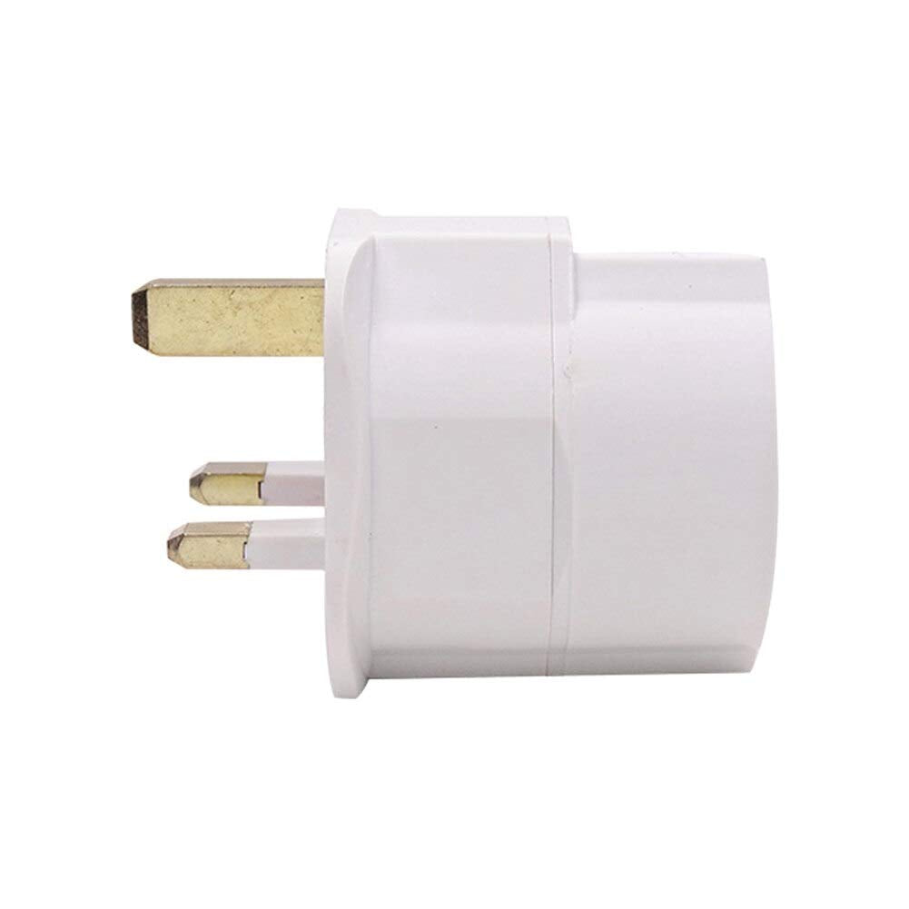 Royal Apex EU to UK Plugs Adapter, British Plug to EU Schuko Female Plugs Power Converter, 2 Pin Socket EU to UK Travel Adapter, 13A 250V BS1362 FUSED (Pack of 1)