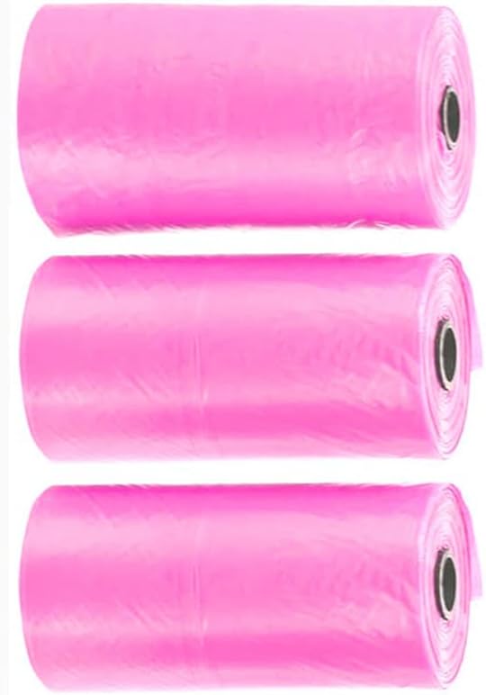 PIXIE Changing Mat 300 + Pack of 5 Refill PINK (15 Rolls) 300 Nappy Bags