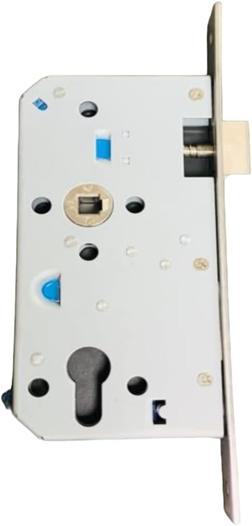 Biella Mortise Stainless Steel Door Lock Body with Cylinder, Strike Plate, Along with 5 Keys Etc...