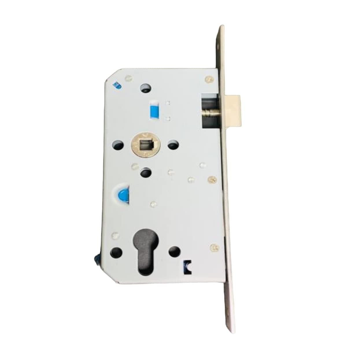 Biella Mortise Stainless Steel Door Lock Body with Cylinder, Strike Plate, Along with 5 Keys Etc...