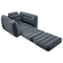 Intex armchair sofa bed inflatable single grey 66551np-66551