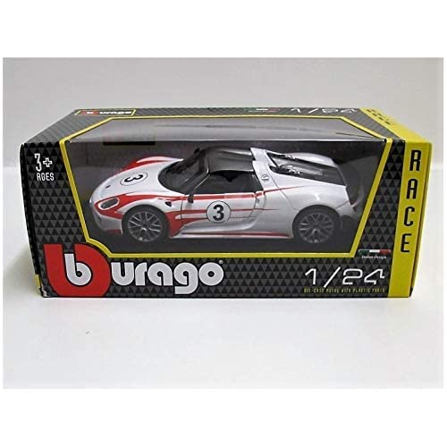 1:24 Scale Porsche 918 Weissach - Race Car Model