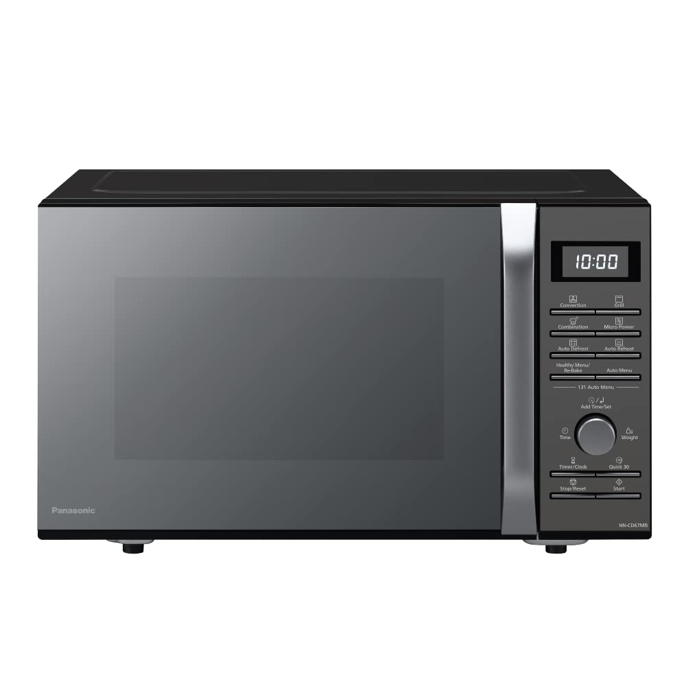 Panasonic 27L 4-In-1 Convection Microwave Oven, Nn-Cd67, Black, With Healthy Air Fryer Menus, 1 Yr Warranty