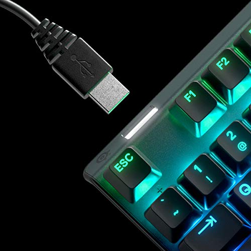 SteelSeries Apex 7 - Mechanical Gaming Keyboard – OLED Smart Display Brown Switches English QWERTY Layout (UK)