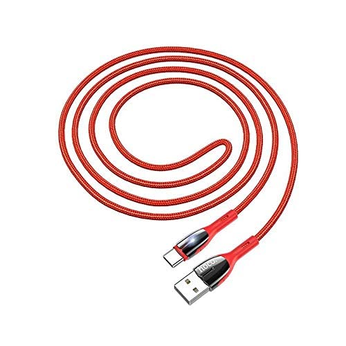 Hoco u89 - safeness charging data cable type-c - for samsung huawei oppo xiaomi - red