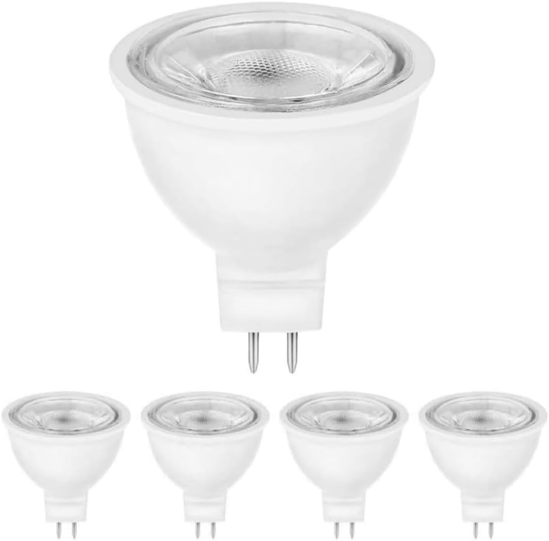 Melfi™ 6W LED Spot Light - 4000K DayLight Source Cup Light, 480Lumen Lamp, for Schools, Supermarkets, Home & Offices etc, (Pack of 5)